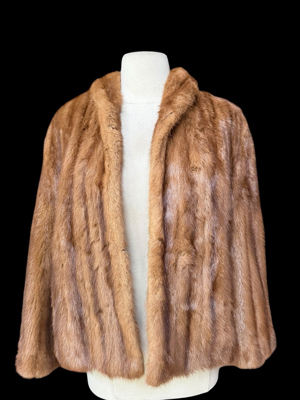 1950s Taitelman’s “Autumn Haze” Open-Front Mink Coat